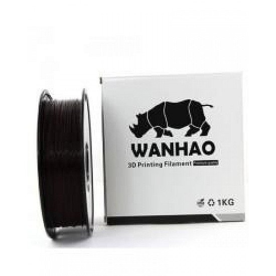 WANHAO Black ABS 1.75 mm 1 Kg Filament For 3D Printer – Premium Quality Filament