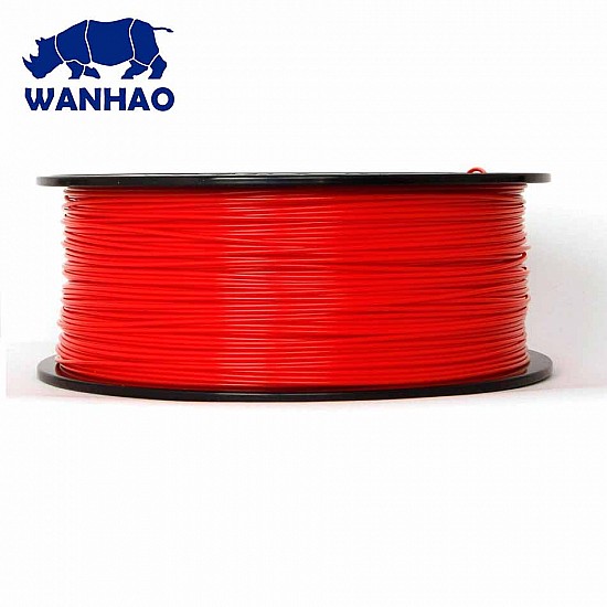 WANHAO Red PLA 1.75 mm 1 Kg Filament For 3D Printer – Premium Quality Filament - Filament - 3D Printer and Accessories