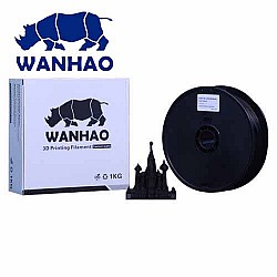 WANHAO Black PLA 1.75 mm 1 Kg Filament For 3D Printer – Premium Quality Filament