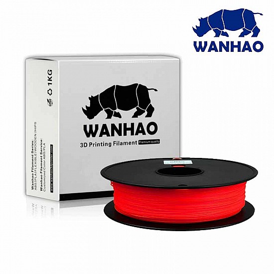 WANHAO Red PLA 1.75 mm 1 Kg Filament For 3D Printer – Premium Quality Filament - Filament - 3D Printer and Accessories