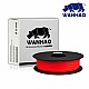 WANHAO Red PLA 1.75 mm 1 Kg Filament For 3D Printer – Premium Quality Filament - Filament - 3D Printer and Accessories