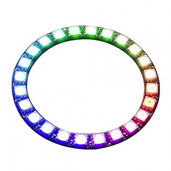 60 LED 172mm Ring - WS2812B 5050 RGB LED with Integrated Drivers (Adaf —  Cool Components