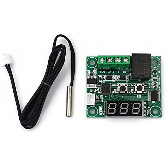 XH-W1219 12V Digital Display Temperature Controller Module with NTC Waterproof Temperature Sensor