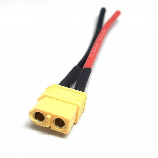 XT60 Female Connector with 14AWG Silicon Wire XT60 Female Connector with 14AWG Silicon Wire