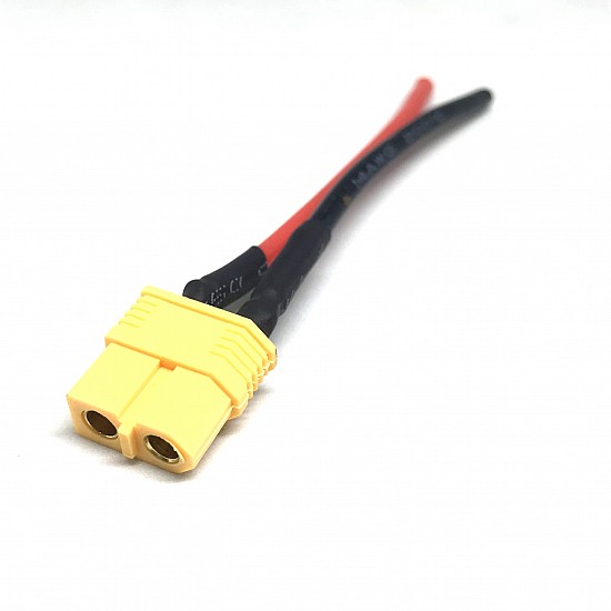 XT60 Female Connector with 14AWG Silicon Wire XT60 Female Connector with 14AWG Silicon Wire
