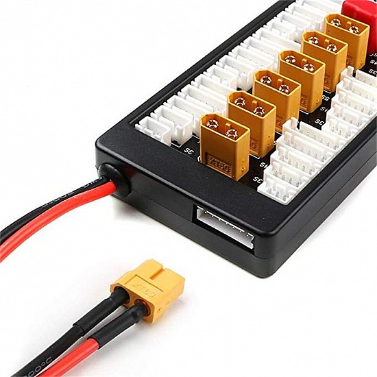 XT60 Female - XT60 Plug 2-6S Lipo Battery Parallel Charging Board