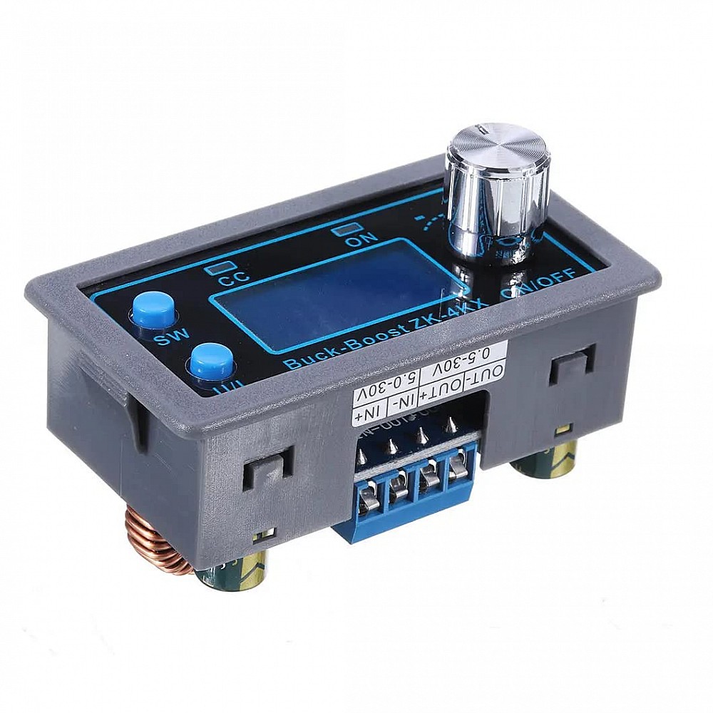 ZK-4KX DC0.6-36V 5A 80W Adjustable Buck Boost Power Supply Module