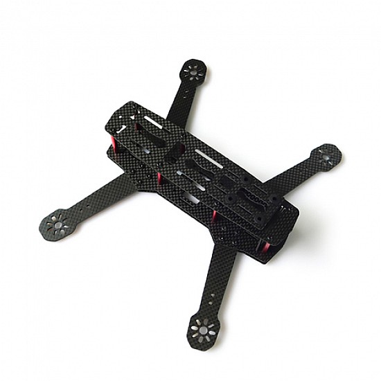 QVA250 V2 Carbon Fiber Frame Kit RC Drone FPV Racing 3.0mm Arm Thickness - Frame - Multirotor