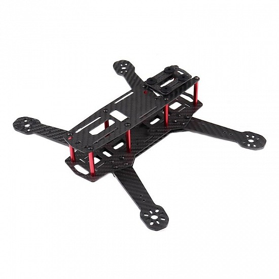QVA250 V2 Carbon Fiber Frame Kit RC Drone FPV Racing 3.0mm Arm Thickness - Frame - Multirotor