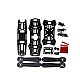 QVA250 V2 Carbon Fiber Frame Kit RC Drone FPV Racing 3.0mm Arm Thickness - Frame - Multirotor