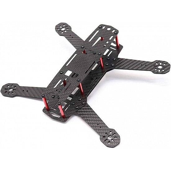 QVA250 V2 Carbon Fiber Frame Kit RC Drone FPV Racing 3.0mm Arm Thickness - Frame - Multirotor
