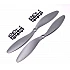 1147 (11X4.7) Glass Fiber Nylon Gray Propellers  1CW + 1CCW- 1pair