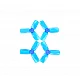 2 Pairs 2030 3 Blades 2 Inch Clear Propeller CW&CCW Blue