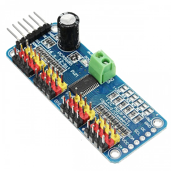 16 Channel PWM Servo Motor Driver I2C Module - Sensor - Arduino