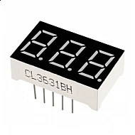 Red 0.56inch 3 Digit 7 Segment LED Display Digital Tube - Common Anode