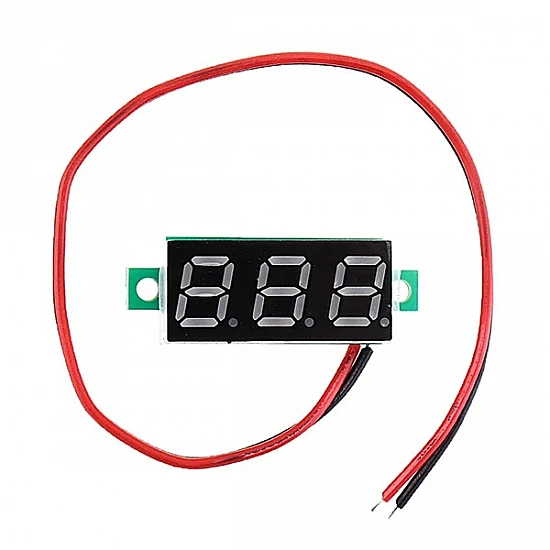0.28-inch Blue Ultra-Small Digital 3.2-30V DC Voltmeter