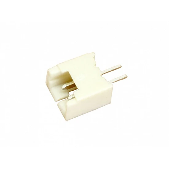 1.25mm Pitch Vertical Straight Pin Header Heat Resistant In-Line Connector - 2-Pin Straight Leg (Open)