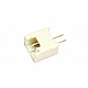 1.25mm Pitch Vertical Straight Pin Header Heat Resistant In-Line Connector - 2-Pin Straight Leg (Open)