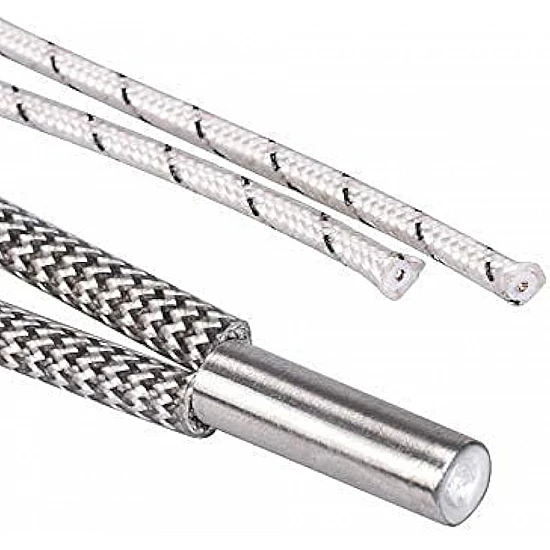 12V 50W 6x20mm Single-head Ceramic Heater Cartridge Rod