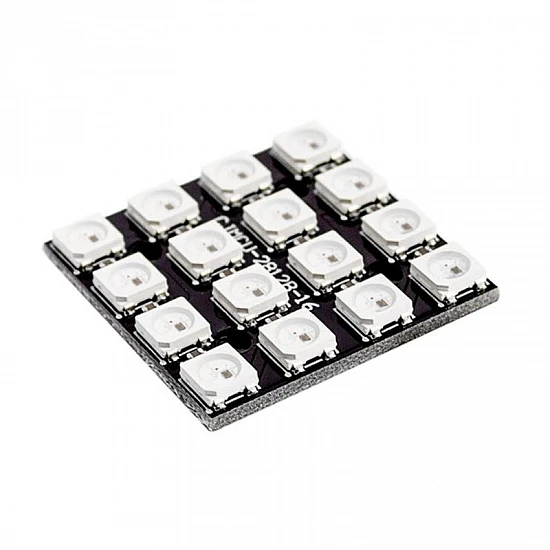 16 bit WS2812 5050 RGB LED Built-in Full Color Driver Colored Light Square