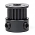 16 Teeth 5mm Bore GT2 Black Timing Pulley for 6mm Belt