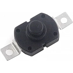 1712 Flashlight Switch Self-Locking 2-Pin Long Curved Feet (Iron)