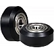20 Series Black POM V-Wheel with MR115 Bearing for 2020 Profile