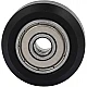 20 Series Black POM V-Wheel with MR115 Bearing for 2020 Profile