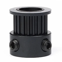 20 Teeth 8mm Bore GT2 Black Timing Pulley for 6mm Belt