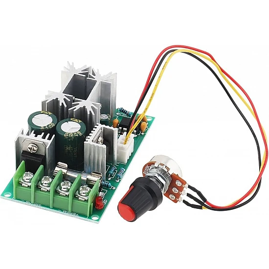 20A PWM DC Motor Speed Controller - 12V/24V/36V/48V High Power Drive
