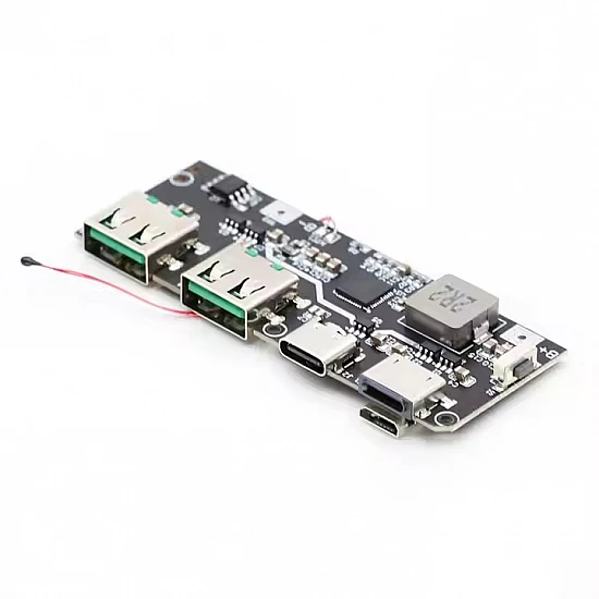 22.5W 5-port Bidirectional Fast Mobile Charging DIY motherboard kit QC4+PD3.0 For Power Bank