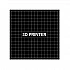 220X220mm Printing Platform With Grid Coordinates Sticker for Anet A8