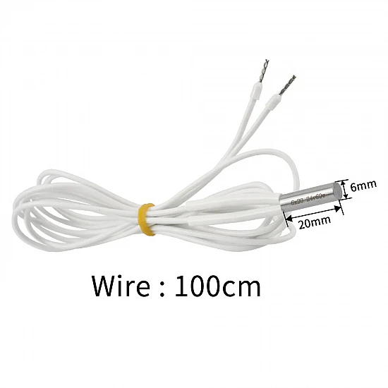 24V 60W High-Temperature Cartridge Heater 6x20mm with 1m Cable
