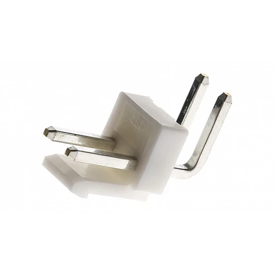 3.96mm Spacing 2 Pin Curved Header Connector 3.96mm Spacing 2 Pin Curved Header Connector