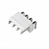3.96mm Spacing 4 Pin Curved Header Connector