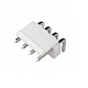 3.96mm Spacing 4 Pin Curved Header Connector 3.96mm Spacing 4 Pin Curved Header Connector