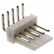 3.96mm Spacing 5 Pin Curved Header Connector 