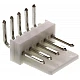 3.96mm Spacing 5 Pin Curved Header Connector