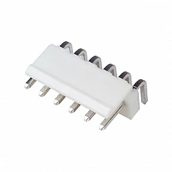 3.96mm Spacing 6 Pin Curved Header Connector 