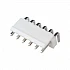 3.96mm Spacing 6 Pin Curved Header Connector 