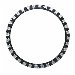 32-Bit WS2812B 5050 RGB LED Round Development Board - Addressable Circular Ring
