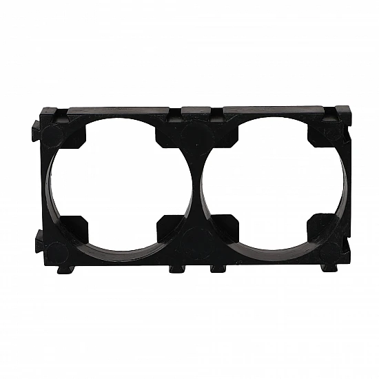 32650 1x2 Black Lithium Cell Holder