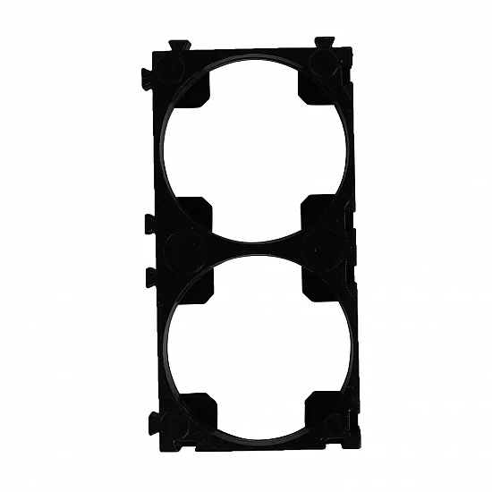 32650 1x2 Black Lithium Cell Holder
