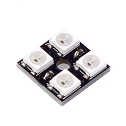 4 bit WS2812 5050 RGB LED Built-in Full Color Driver Color Light Square