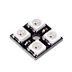 4 bit WS2812 5050 RGB LED Built-in Full Color Driver Colored Light Square