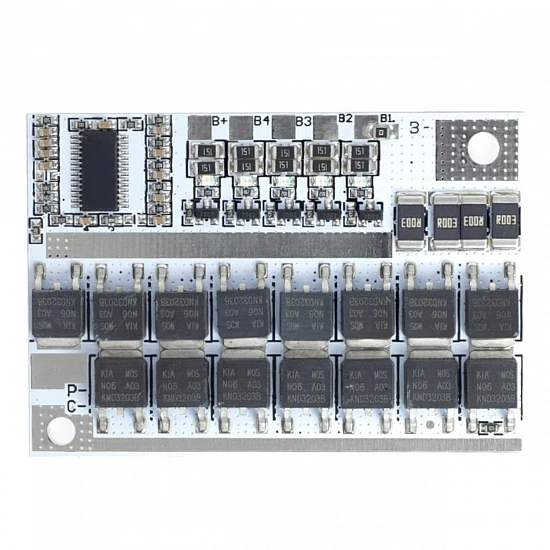 4S 100A 14.8V/16.8V Li-ion Protection Board with Equalization - 5-Pin