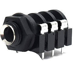 6.35mm Microphone Amplifier Audio Interface Headphone Female 6-pin Socket