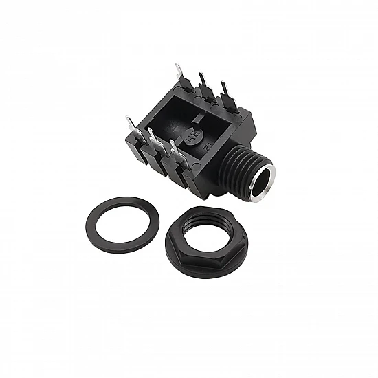 6.35mm Microphone Amplifier Audio Interface Headphone Female 6-pin Socket