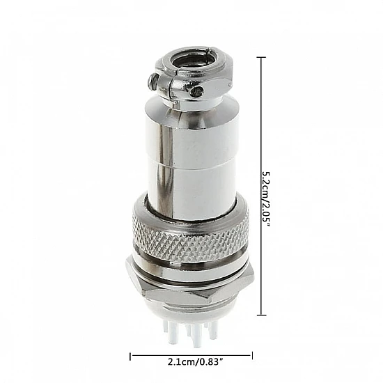 6Pin RS765/GX20 Aviation Plug Connector Set