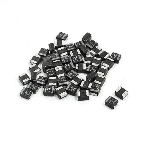 B-type Black 47UF 16V Tantalum Capacitor